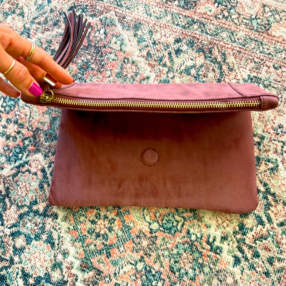Maroon clutch